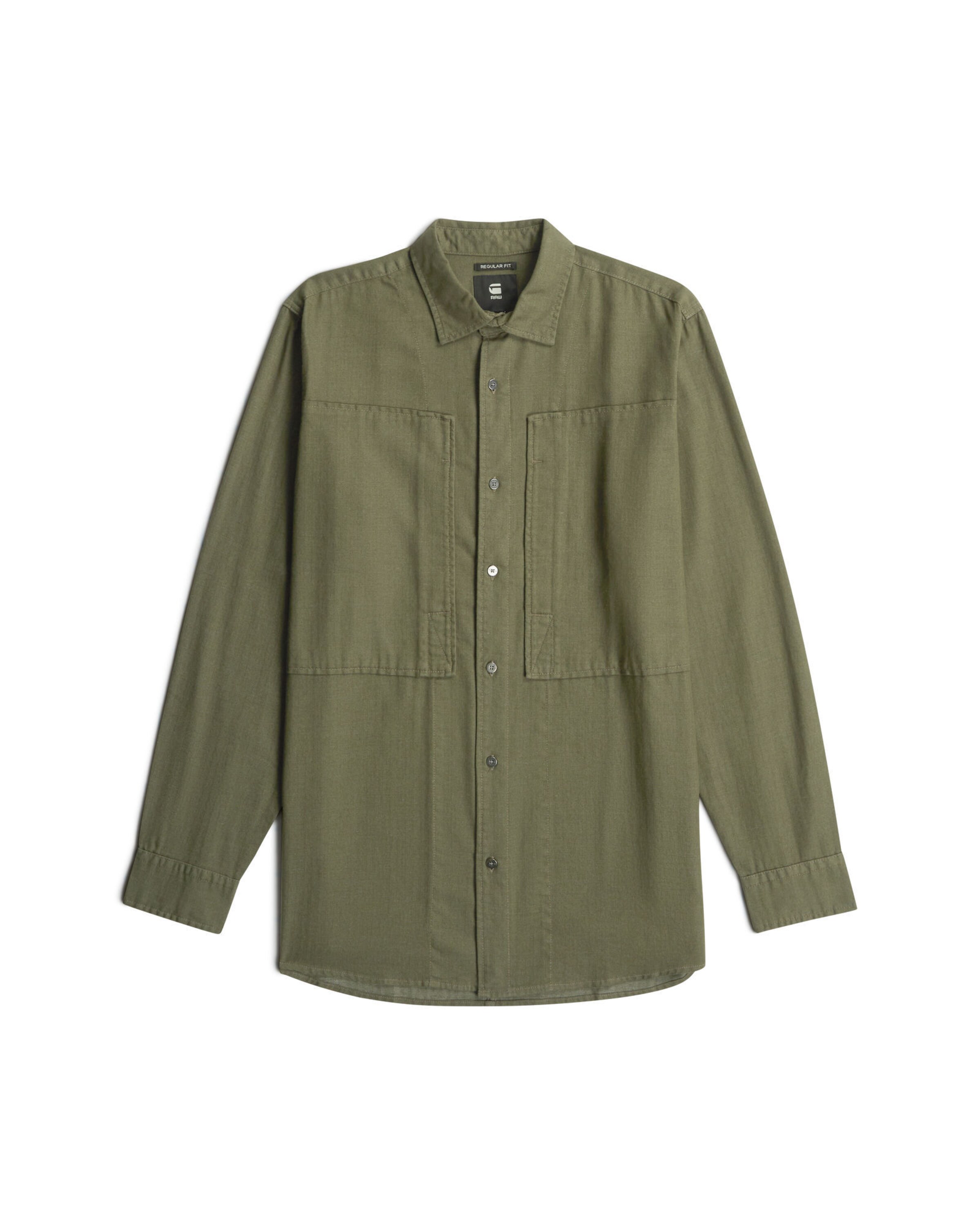 G-STAR Button Up Shirt in Khaki, Item view