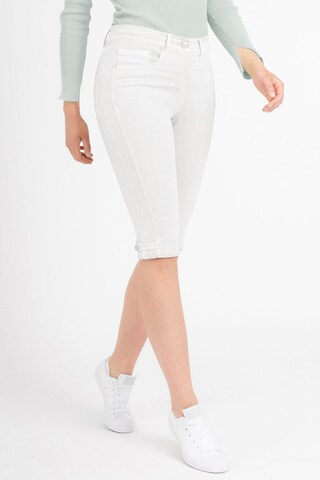 Coupe slim Pantalon Recover Pants en blanc : devant
