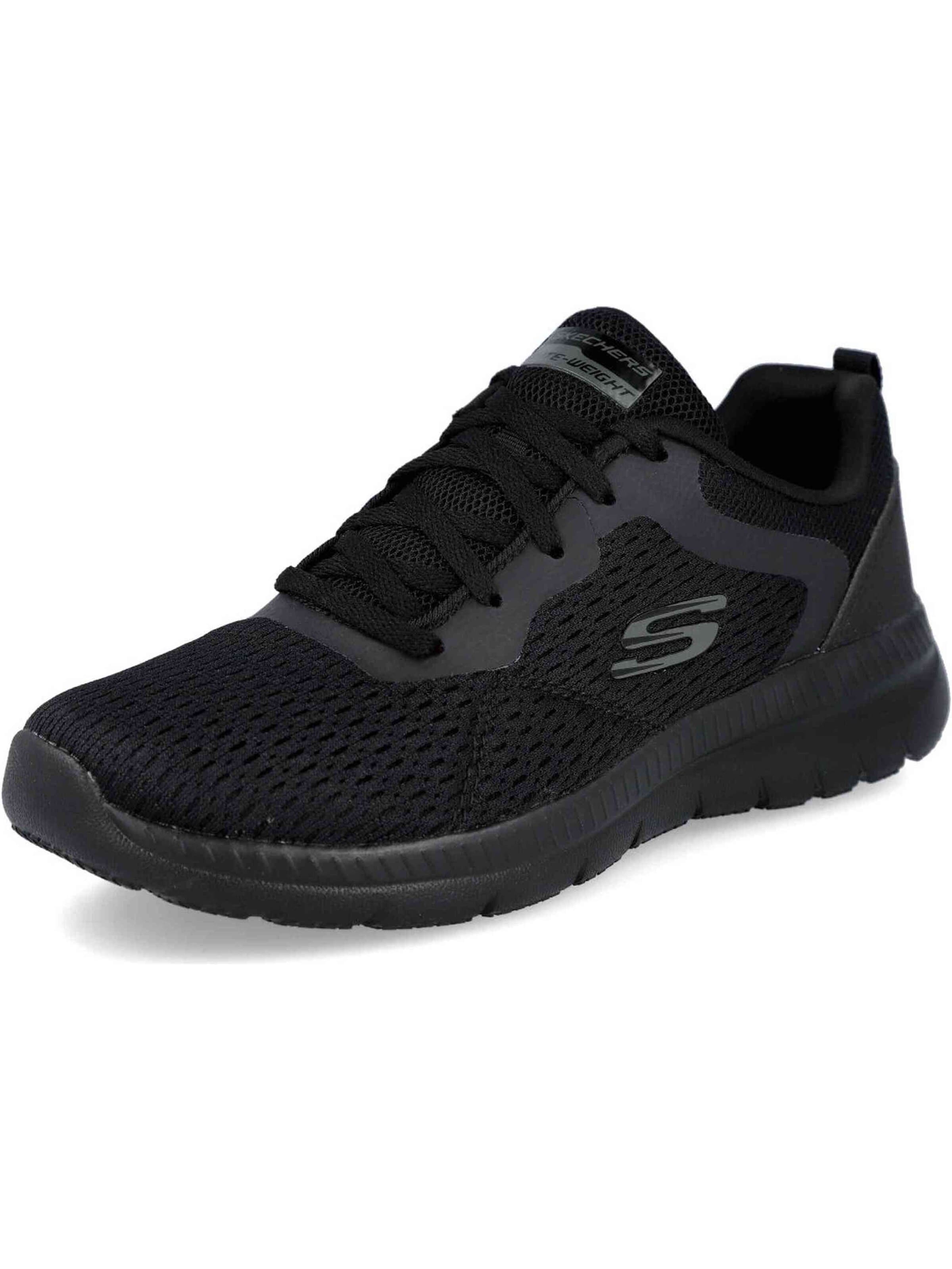 Chaussure de course '070-295318' SKECHERS en noir : devant