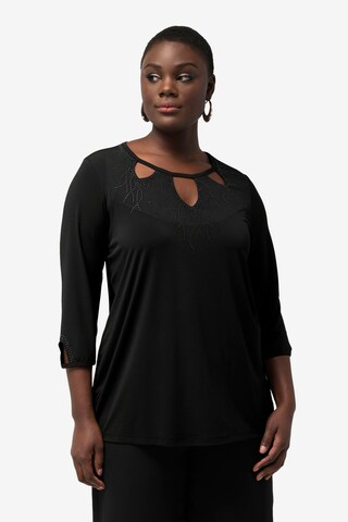 Ulla Popken Shirt in Black: front