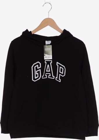 GAP Sweatshirt & Zip-Up Hoodie in XL in Black: front