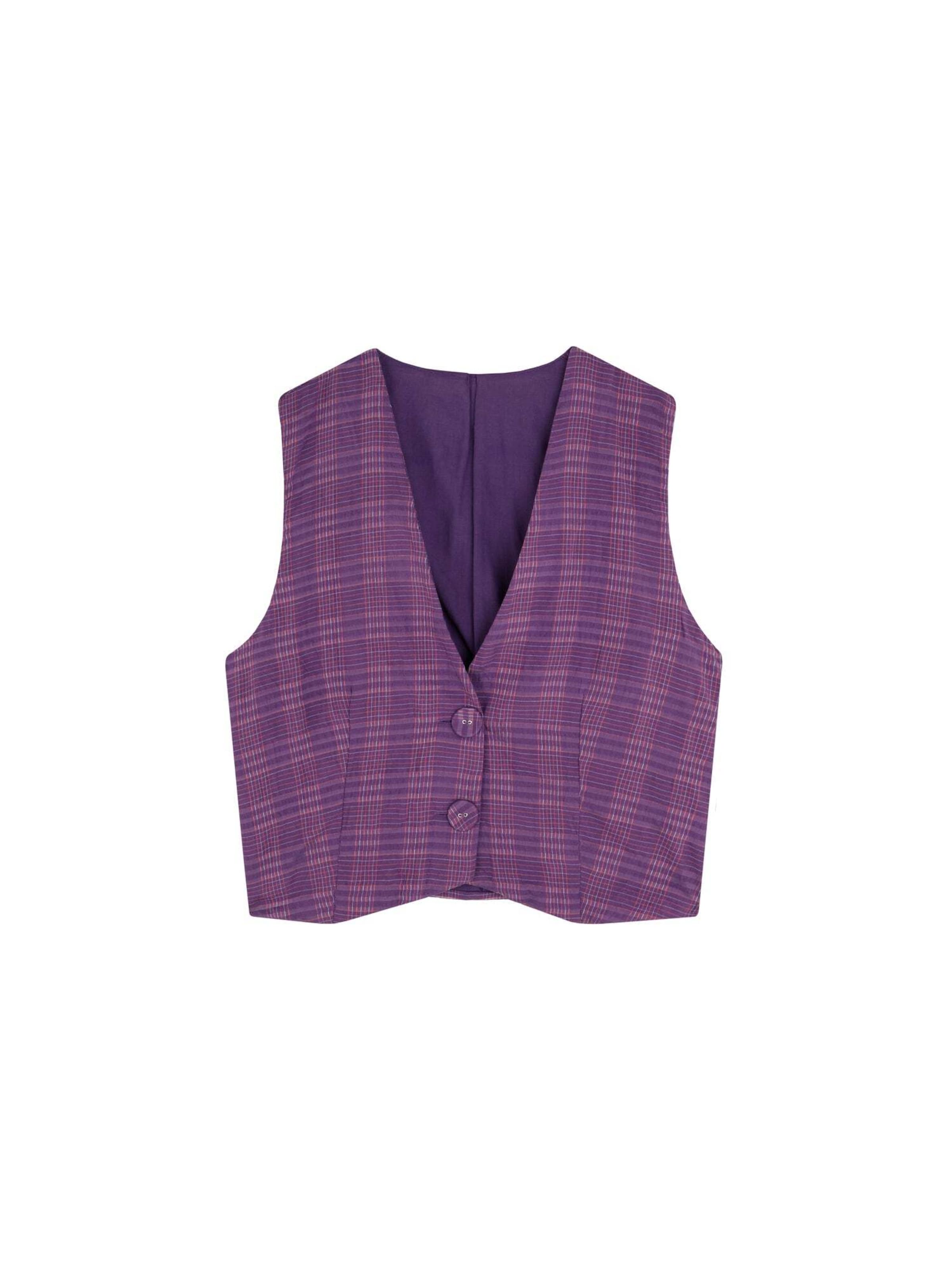Scalpers Γιλέκο κουστουμιού σε λιλά: μπροστά