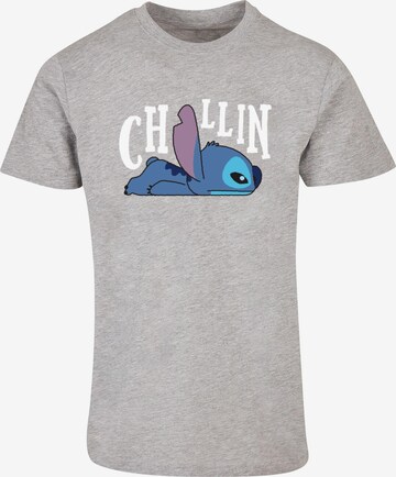 ABSOLUTE CULT Shirt 'Lilo And Stitch' in Grijs: voorkant