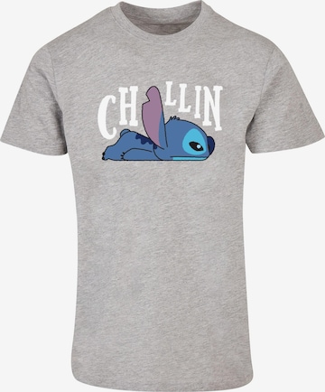 ABSOLUTE CULT T-Shirt 'Lilo And Stitch' in Grau: predná strana