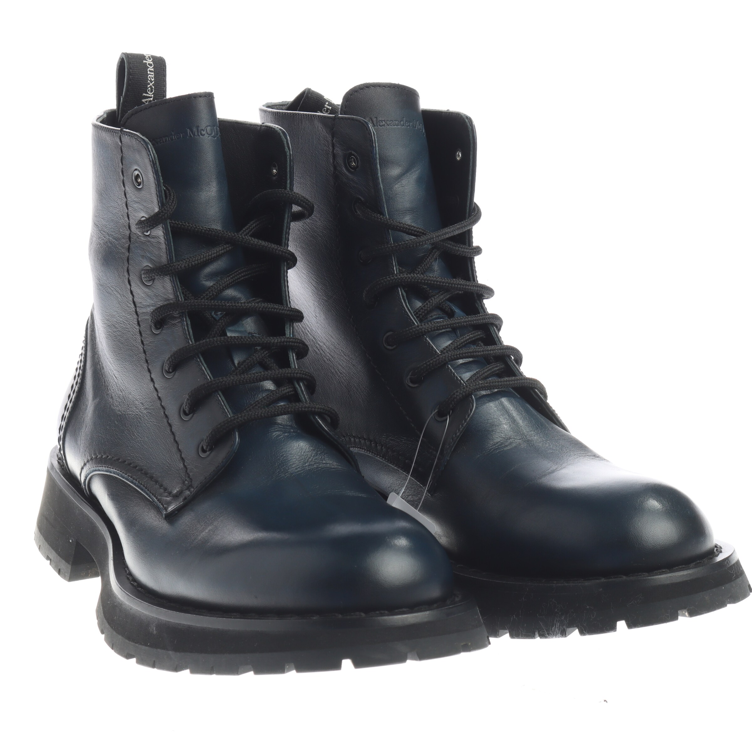 Alexander McQueen Stiefeletten in 43 in blau, Produktansicht