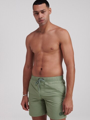 Shorts de bain Shiwi en vert : devant