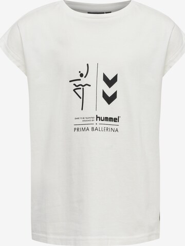T-Shirt Hummel en blanc : devant
