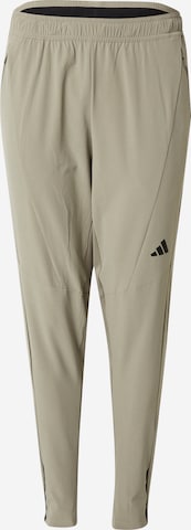 Pantaloni sportivi 'Designed for Training' di ADIDAS PERFORMANCE in verde: frontale