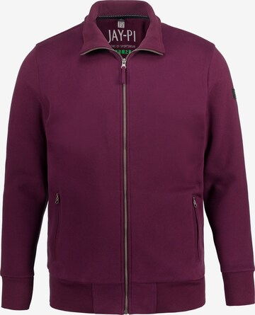 Veste de survêtement JAY-PI en violet : devant