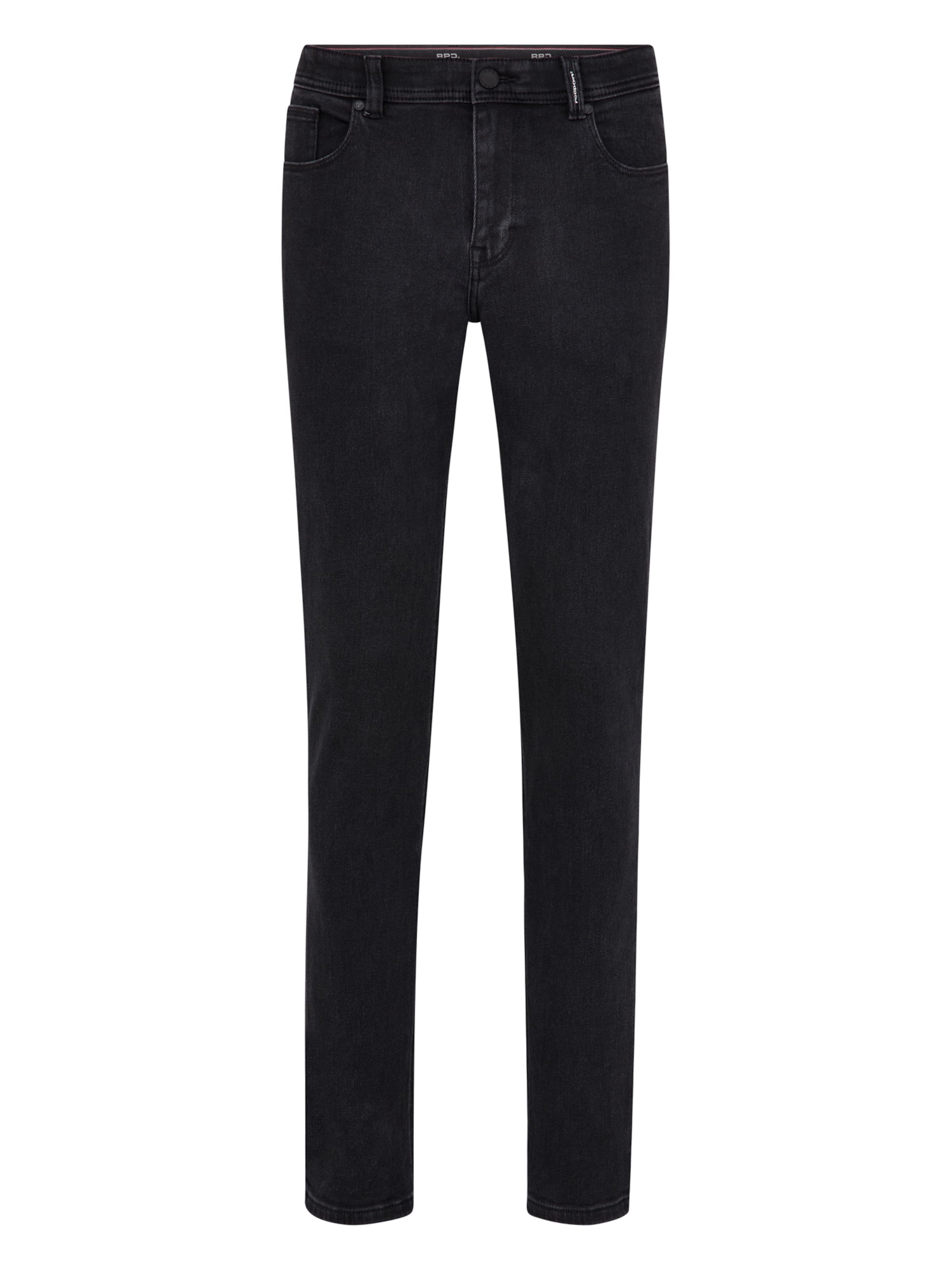 REDPOINT Regular Jeans in Schwarz: Vorderseite