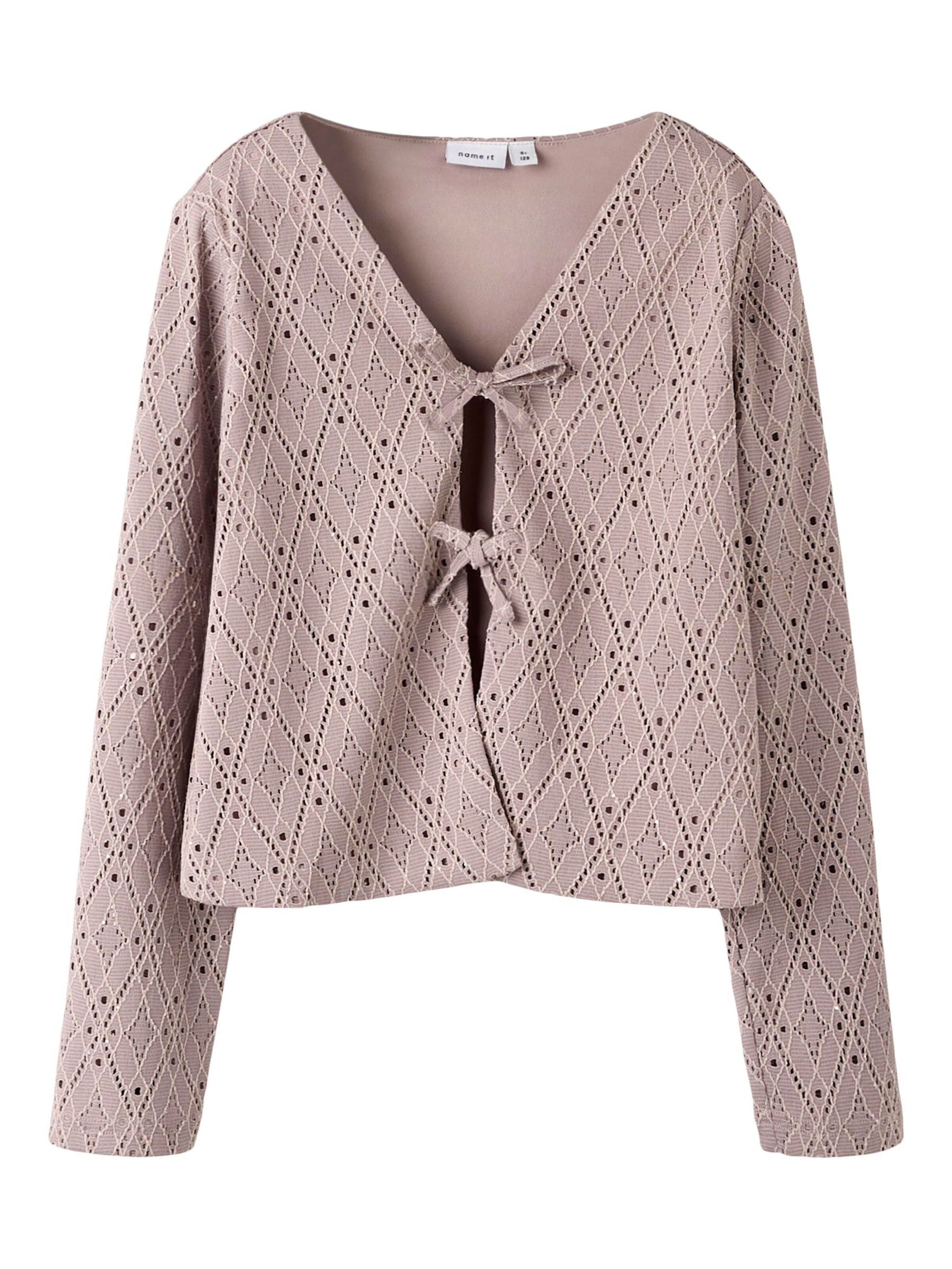 NAME IT Cardigan i brun: forside