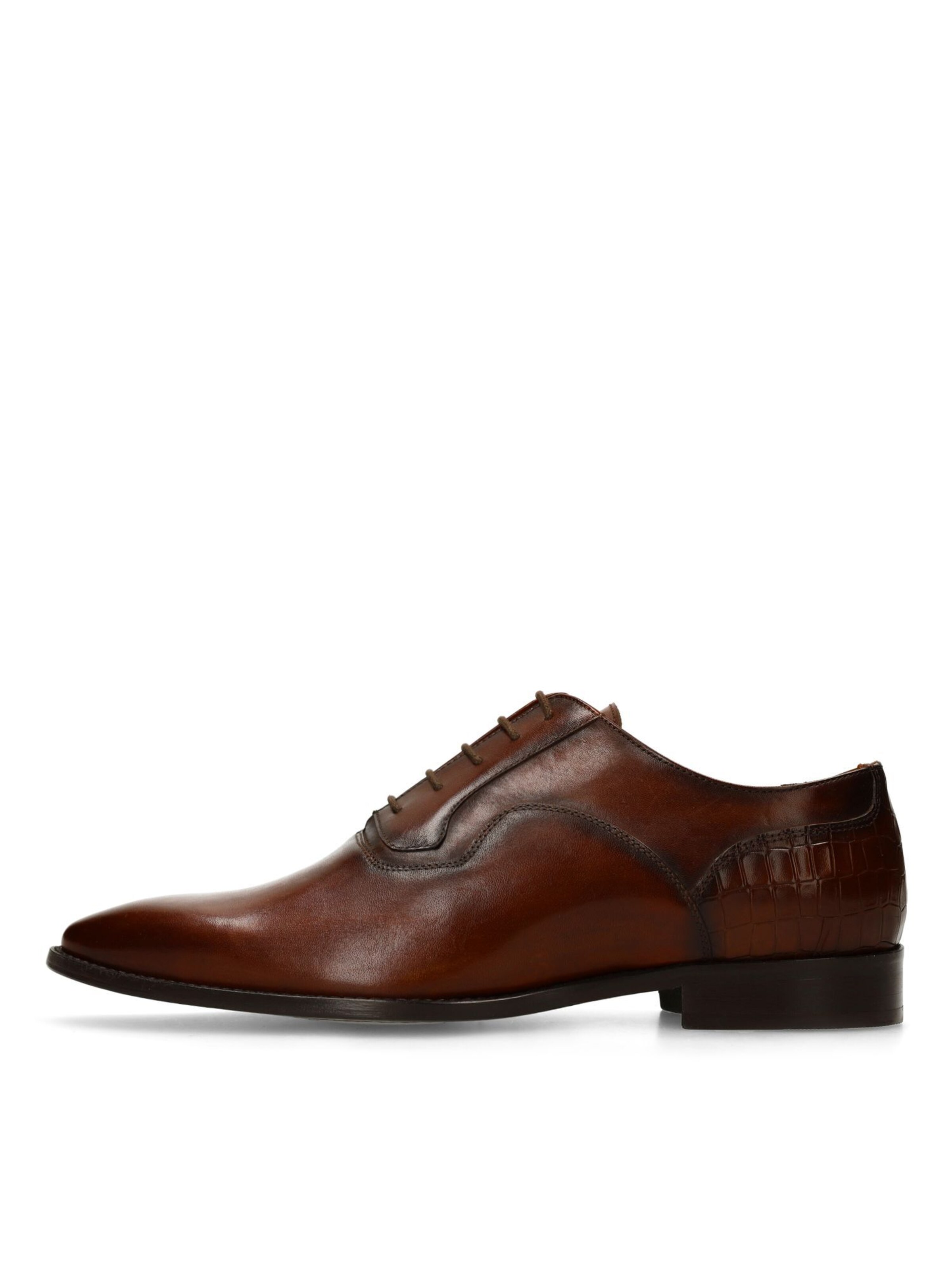 MANFIELD Schnürschuhe in Braun