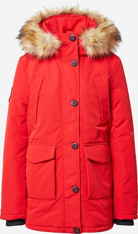 Superdry Parka 'Everest' in Rot: predná strana