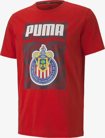 PUMA Chivas ftblCORE Graphic Herren Fußball T-Shirt in Rot: front