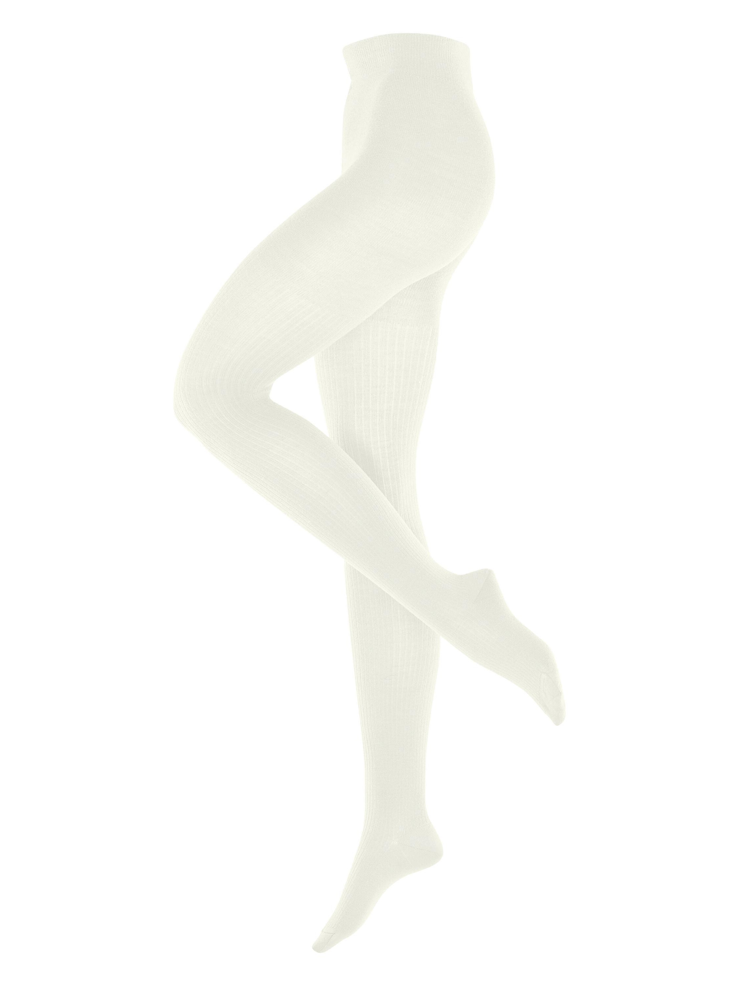 BURLINGTON Strumpfhose 'Rib Couture'‌‌‌ in Weiß: Vorderseite