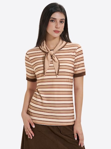 Imily Bela Shirt in Beige: voorkant