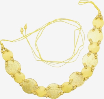 COLLEZIONE ALESSANDRO Belt 'Muscheln' in Yellow: front