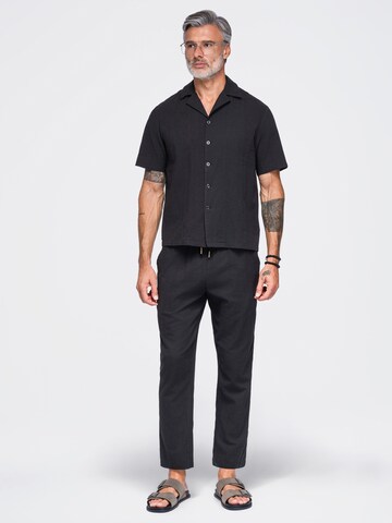 Ombre Regular fit Overhemd in Zwart