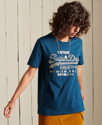 Superdry T-Shirt in Blau