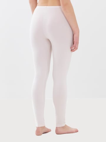 Coupe slim Leggings Mey en beige