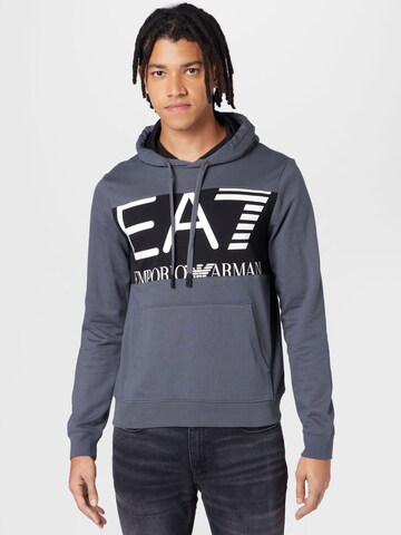 EA7 Emporio Armani Sweatshirt in Grey: front