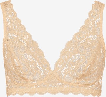 Hanro Triangel Soft Cup BH ' Moments ' in Beige: predná strana