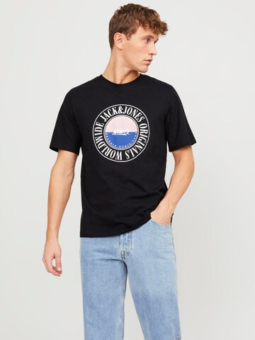 T-Shirt 'COBIN' JACK & JONES en noir : devant