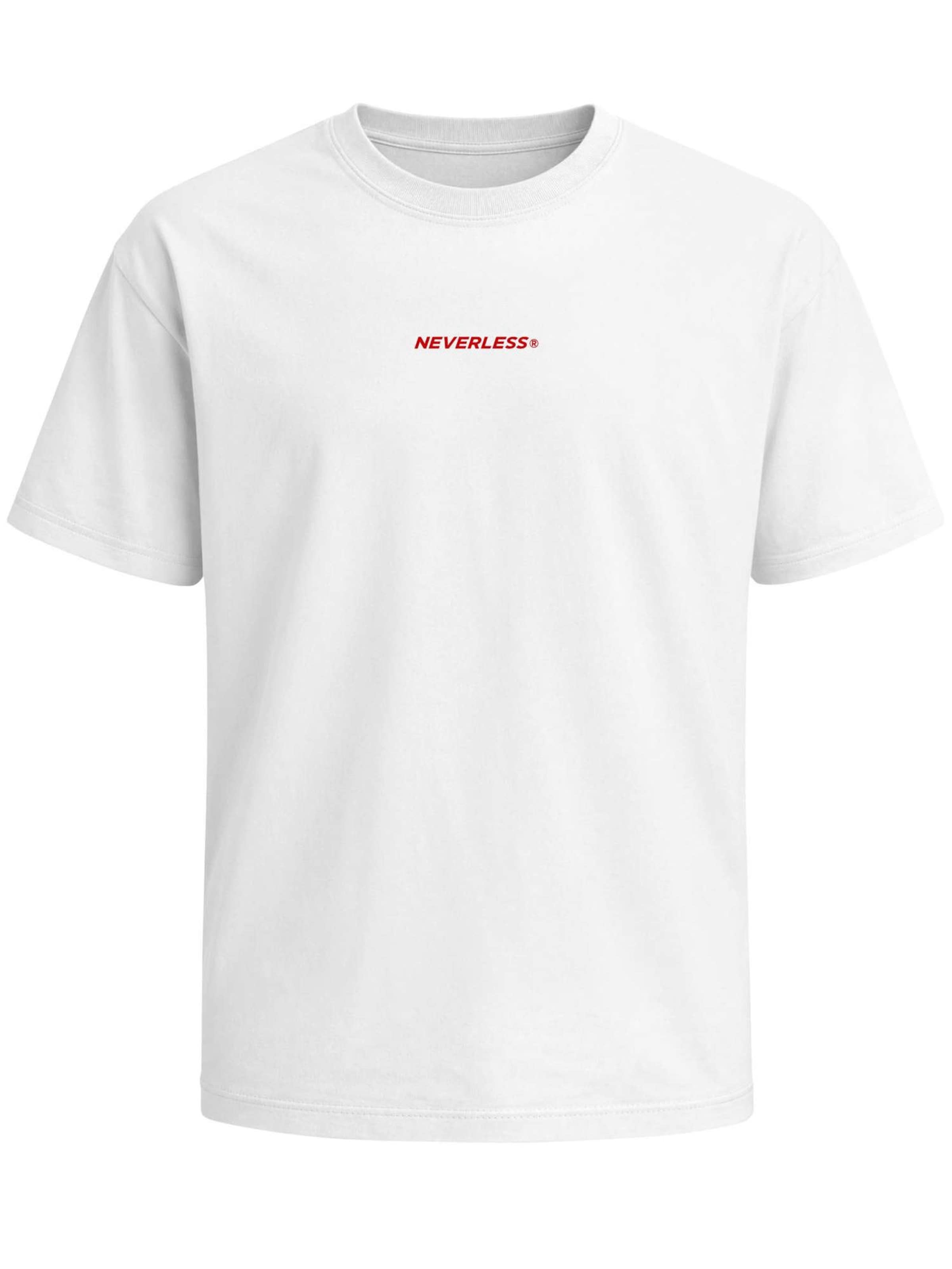 Neverless Shirt 'Tokyo Drifting'‌ in Weiß: Vorderseite