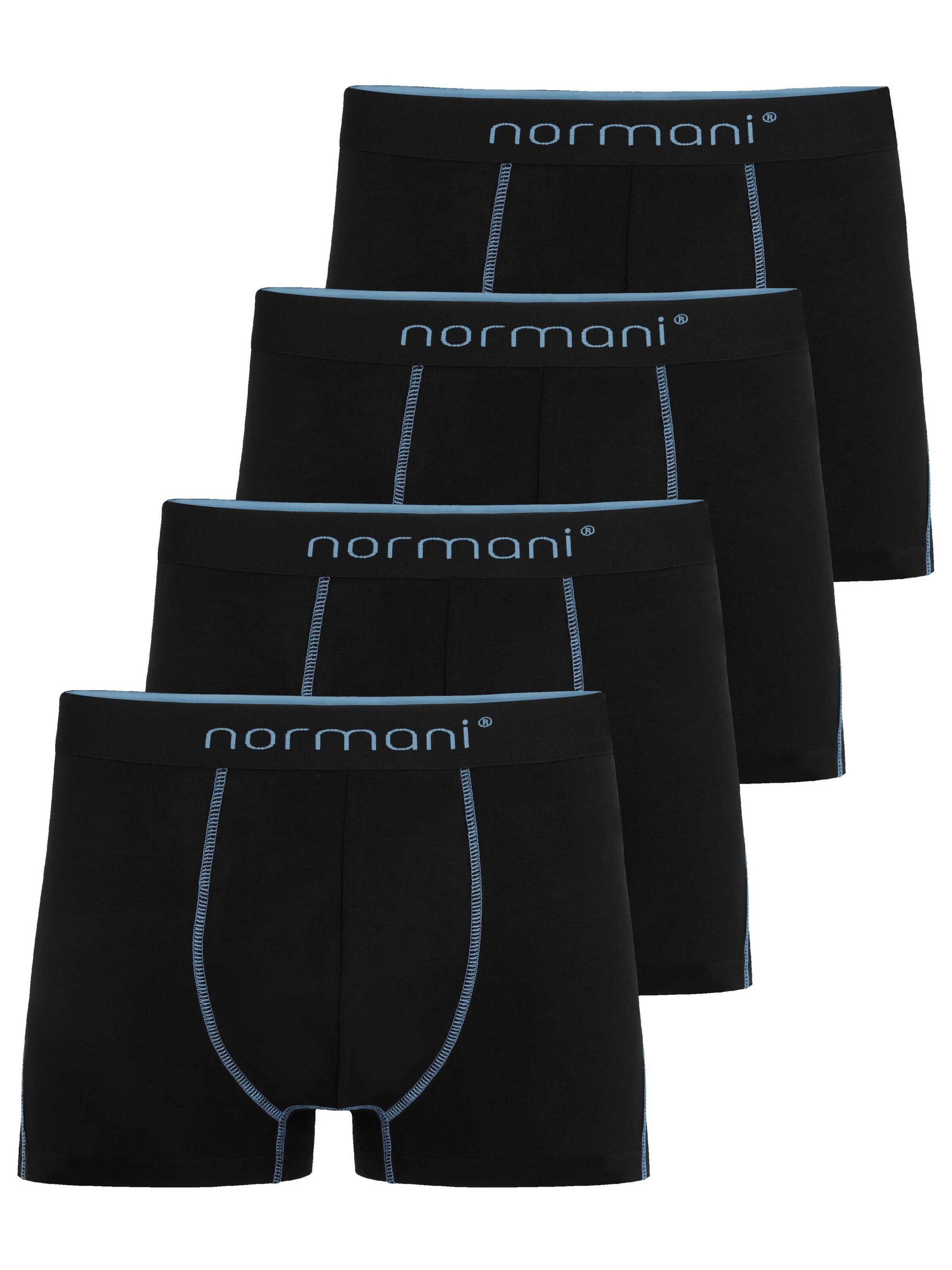 Boxers normani en noir : devant