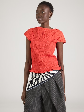 & Other Stories Bluza | oranžna barva: sprednja stran