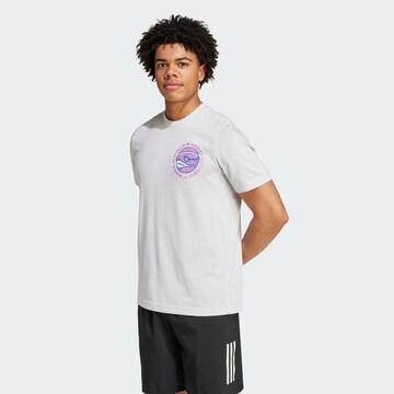 ADIDAS PERFORMANCE Functioneel shirt in Grijs: voorkant