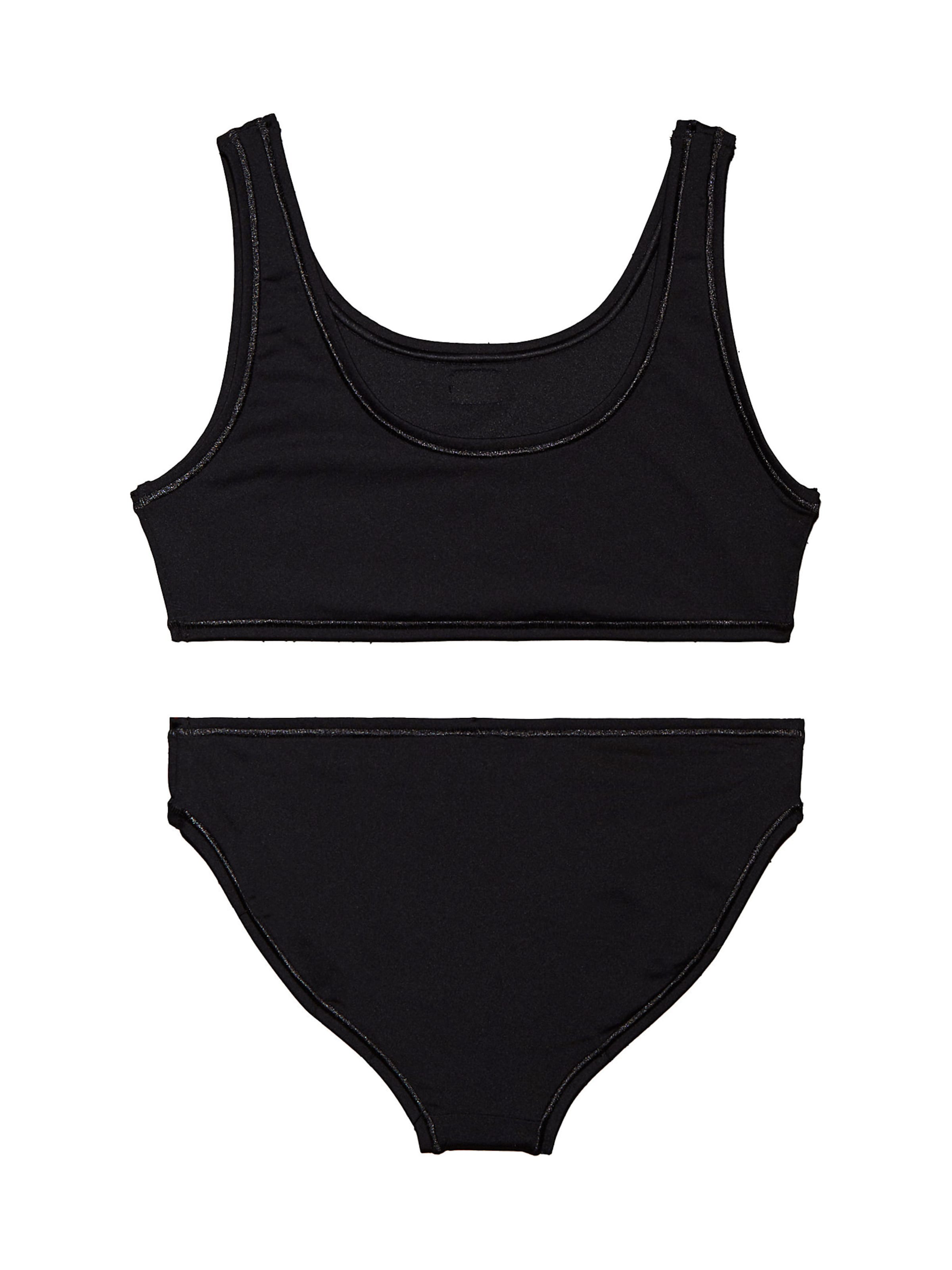 Calvin Klein Swimwear Бюстье Бикини в Черный