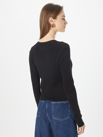 Calvin Klein Плетена жилетка в черно