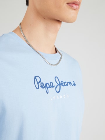 Pepe Jeans - Camiseta 'EGGO N' en azul