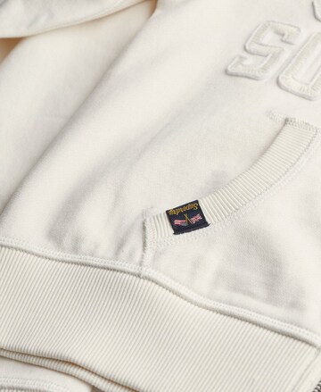 Superdry Sweat jacket in White