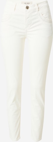 Coupe slim Pantalon 'Naomi Treasure' MOS MOSH en beige : devant