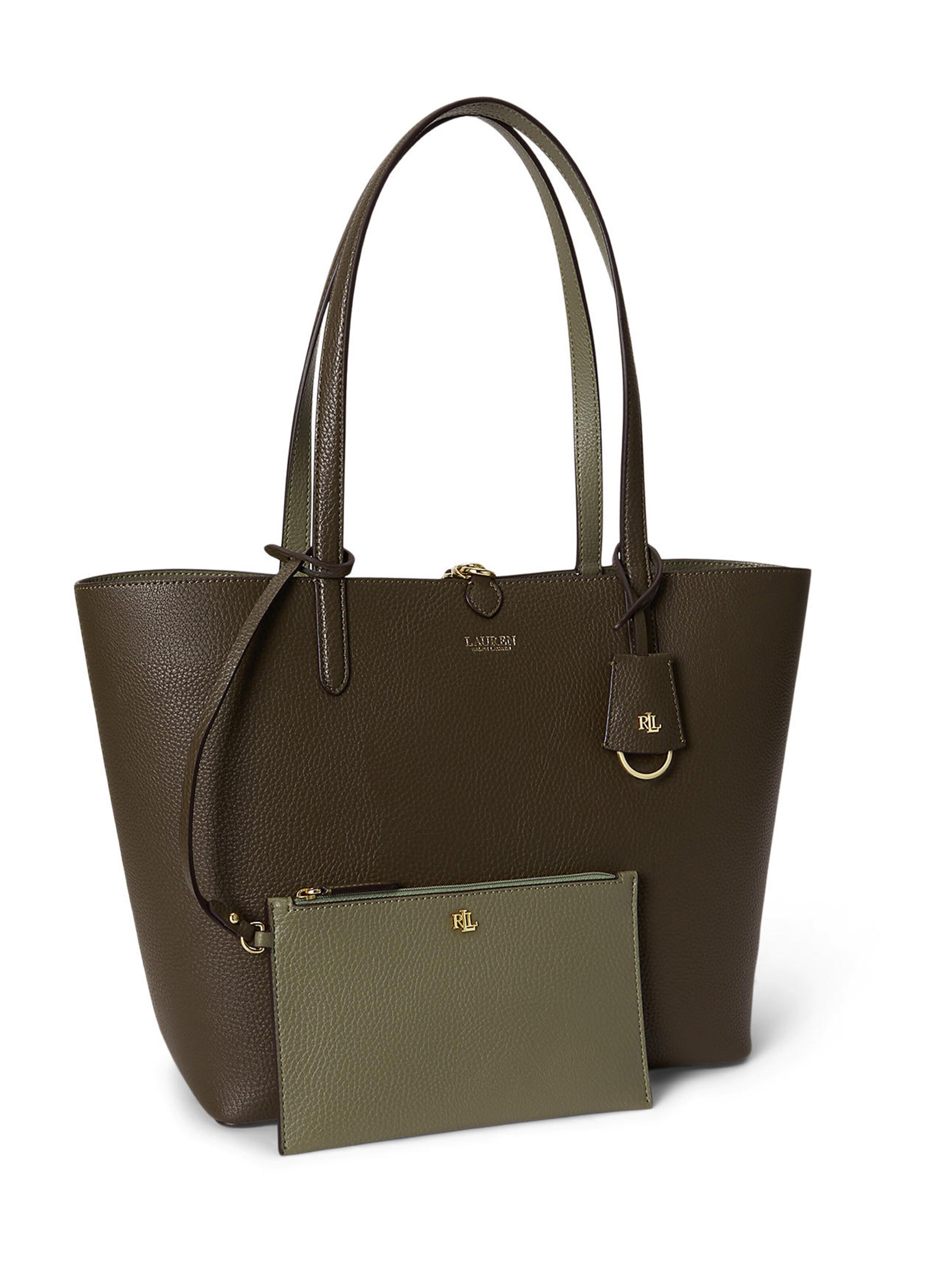 Lauren Ralph Lauren Shopper - Zelená: predná strana