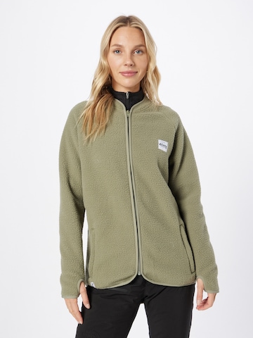 Eivy Athletic Fleece Jacket 'Redwood' in Green: front