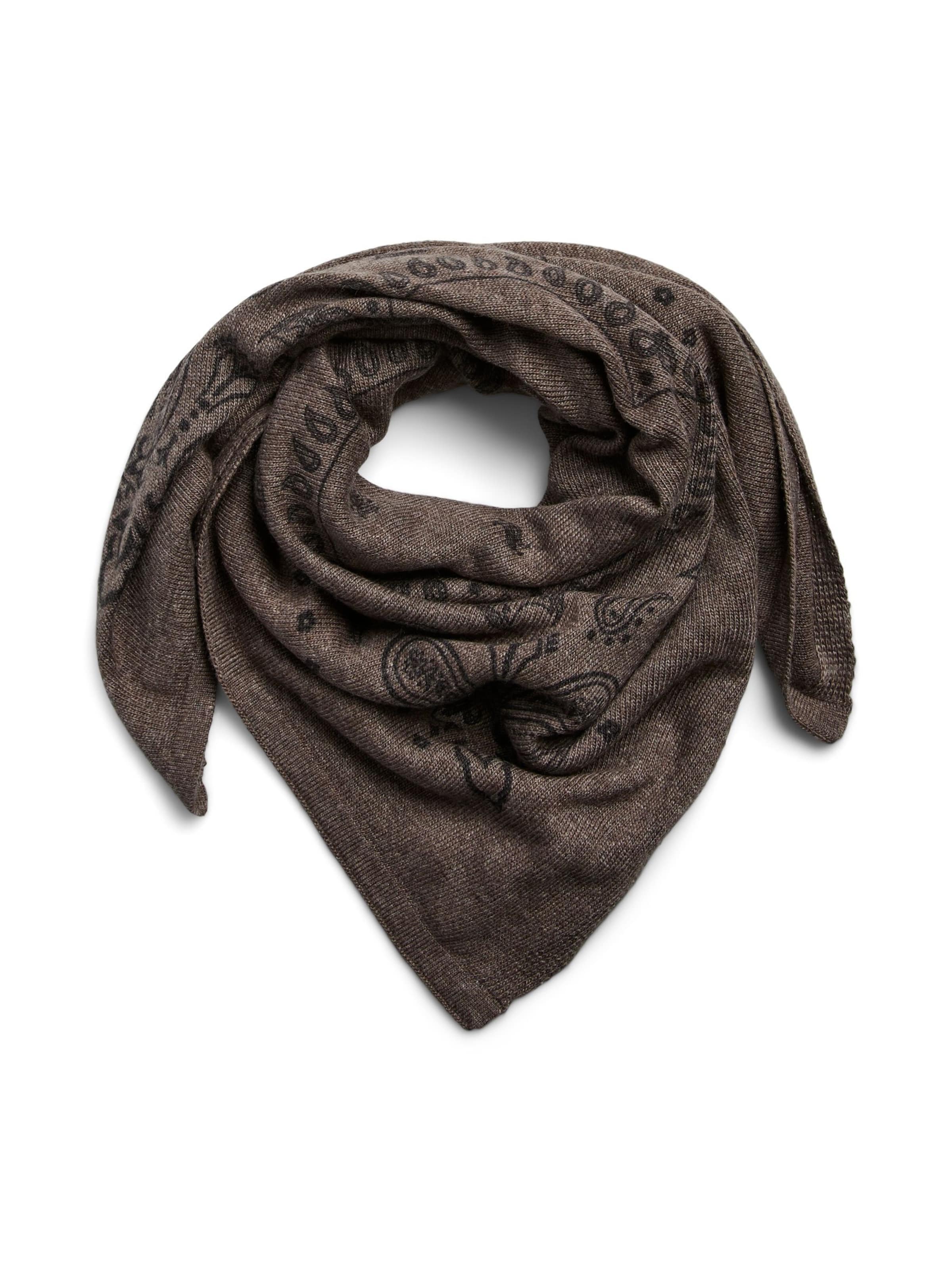 PIECES Scarf 'PCNovis' in Brown: front