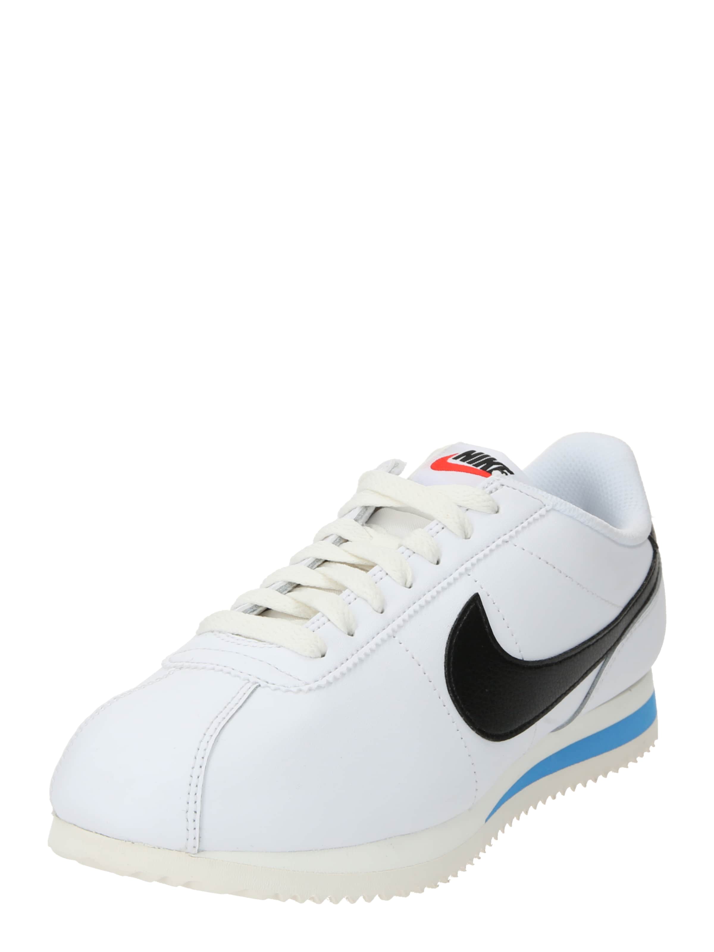 Nike Sportswear Låg sneaker 'Cortez' i blå / röd / svart / vit, Produktvy