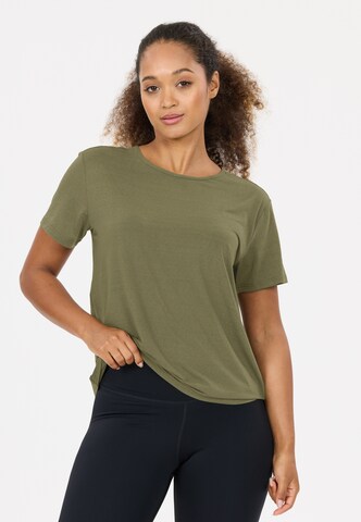 Athlecia Functioneel shirt 'Lizzy V2' in Groen: voorkant