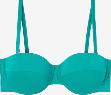 CALZEDONIA Bikinitop 'INDONESIA' in Grün: Vorderseite