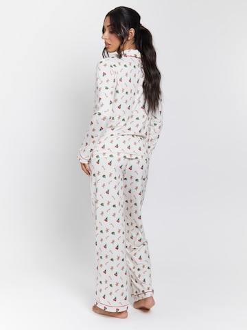 Loungeable Pajama 'Ginger Bread' in Beige