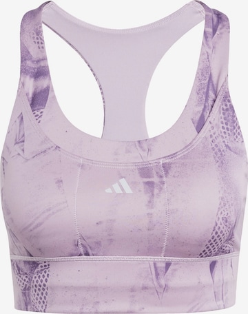 ADIDAS PERFORMANCE Sports Bra in Purple: front