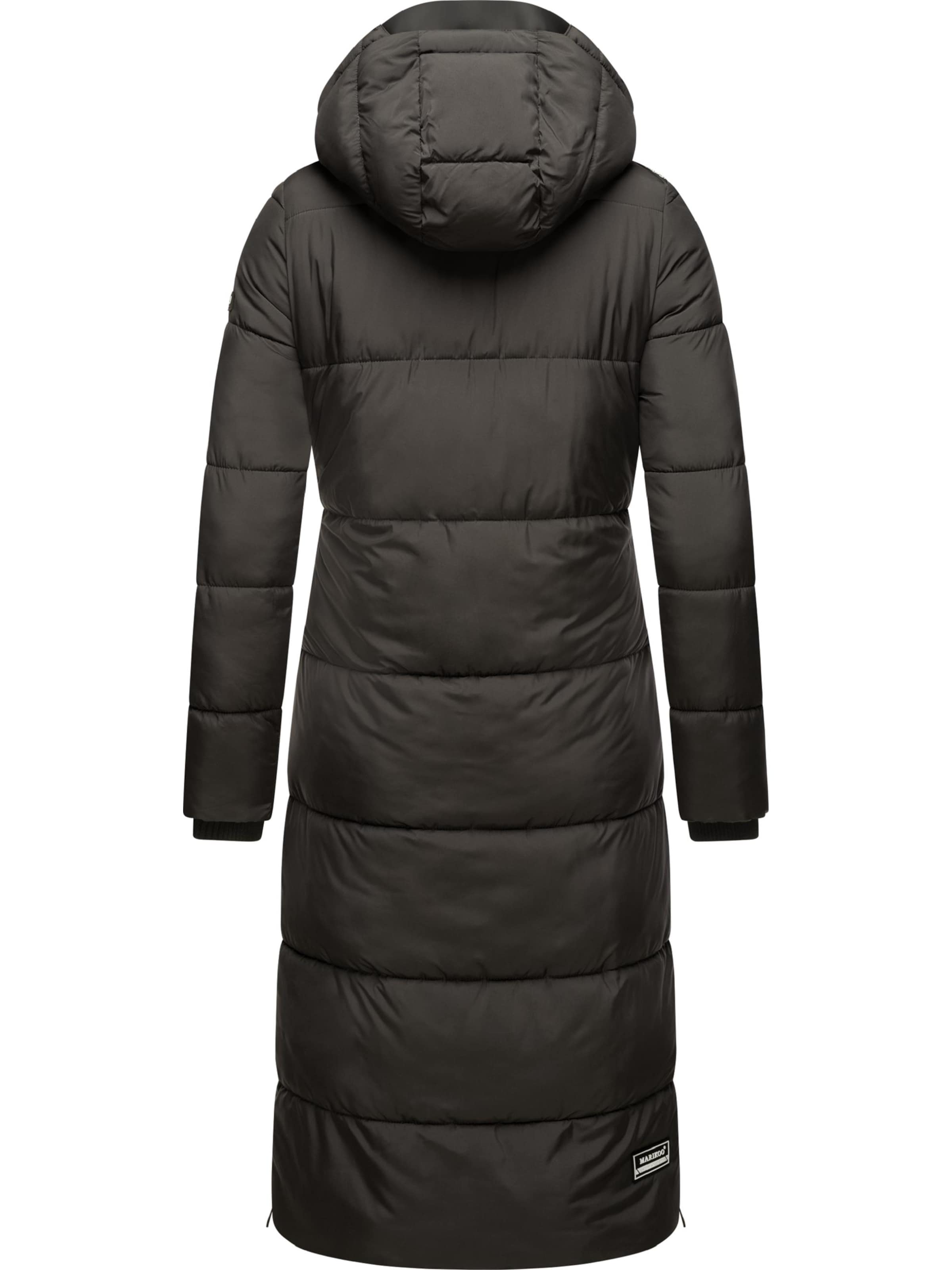MARIKOO Vinterfrakke i sort