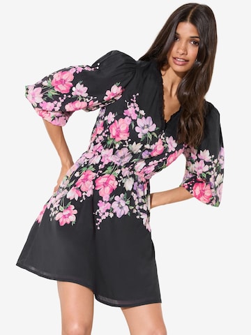 Friends Like These Šaty - Čierna: predná strana