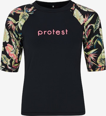 PROTEST Performance shirt 'PRTEden' in Black: front