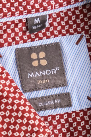MANOR Button Up Shirt in M in Brown