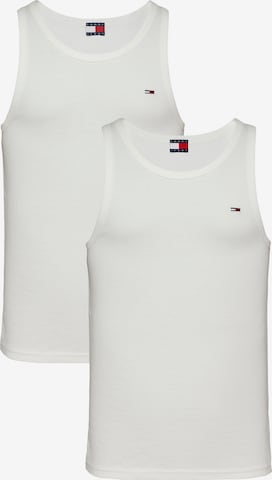 T-Shirt Tommy Jeans en blanc : devant