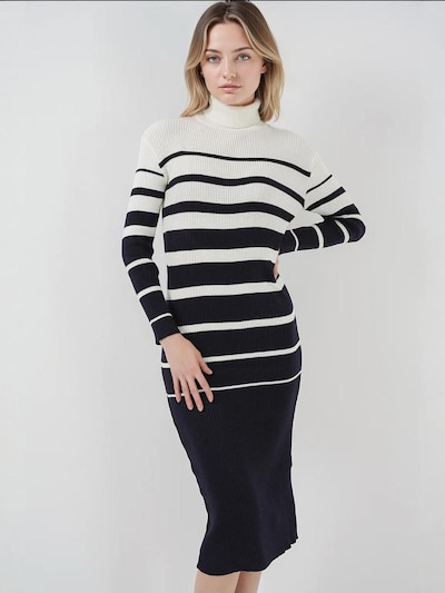 Bigdart Strickkleid in schwarz / weiß, Produktansicht